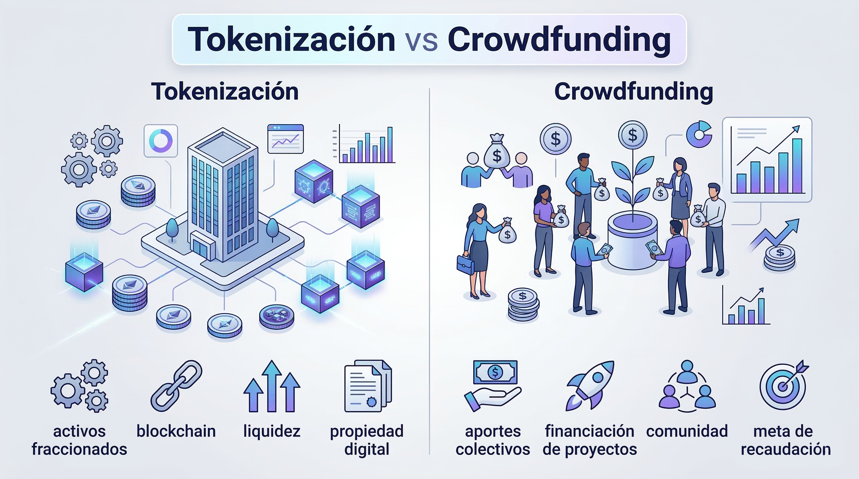 Tokenización vs Crowdfunding